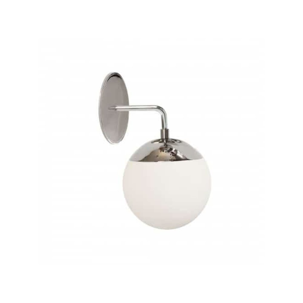 1LT Wall Sconce,  PC, WH Opal Glass. Picture 1