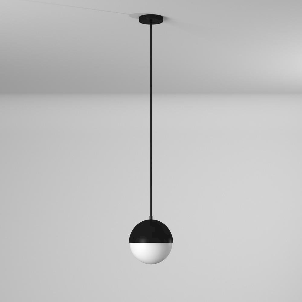 1LT Halogen Pendant, MB, WH Opal Glass. Picture 5