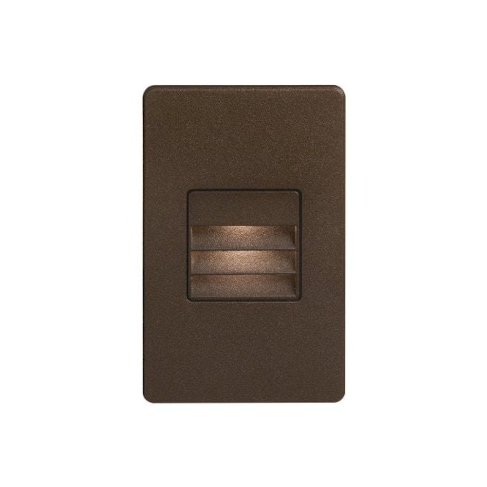 Bronze-Rectangle In/Outdoor 3W LED Wa. Picture 1
