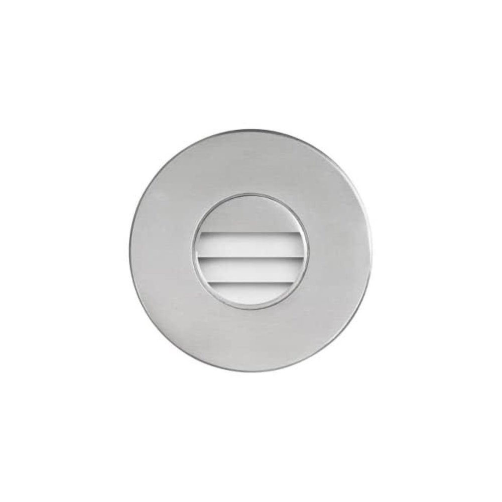 Brushed Alum Round In/Outdoor 3W LED. Picture 1