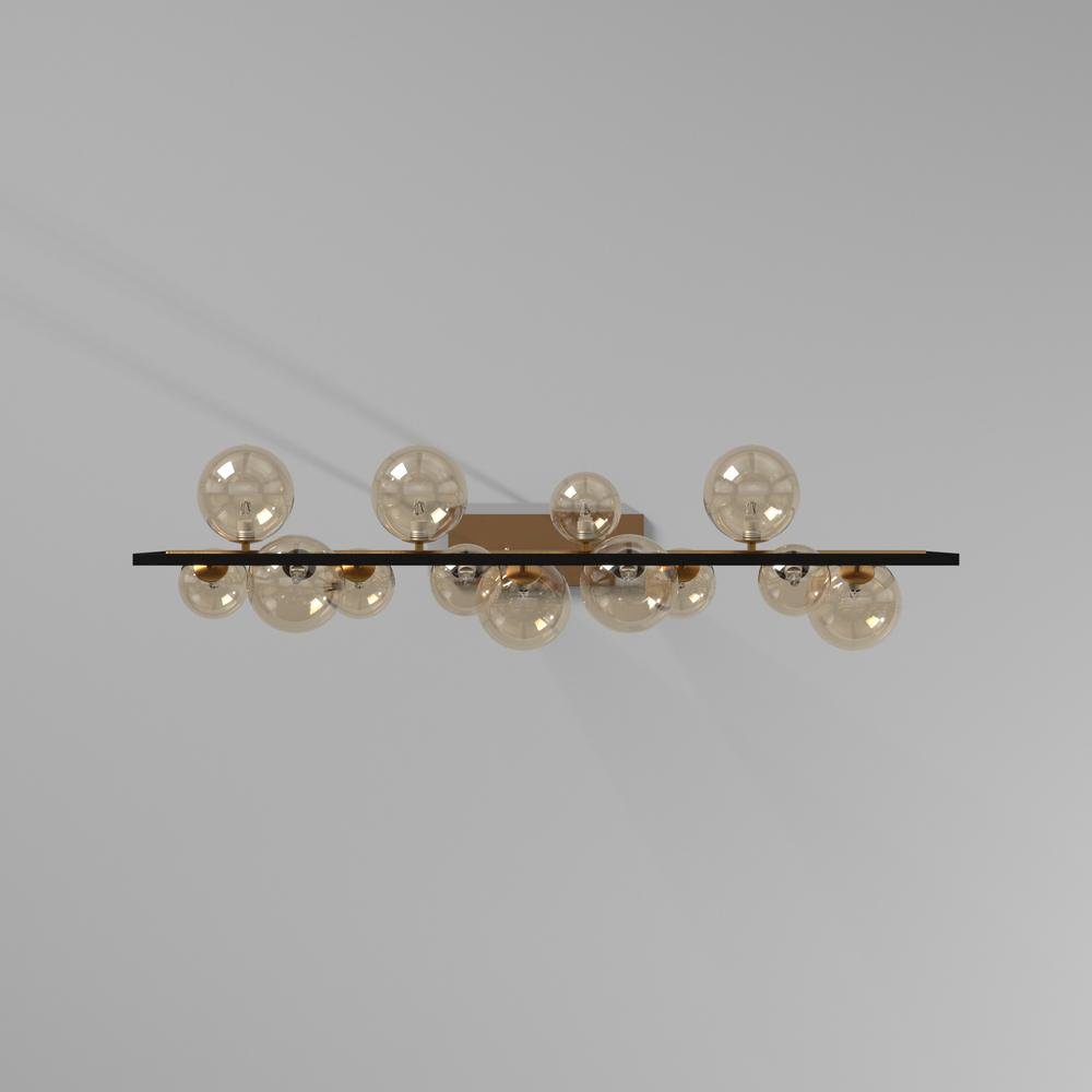 13LT Halgn Horiz Pend MB & VB, Champagne Glass. Picture 7