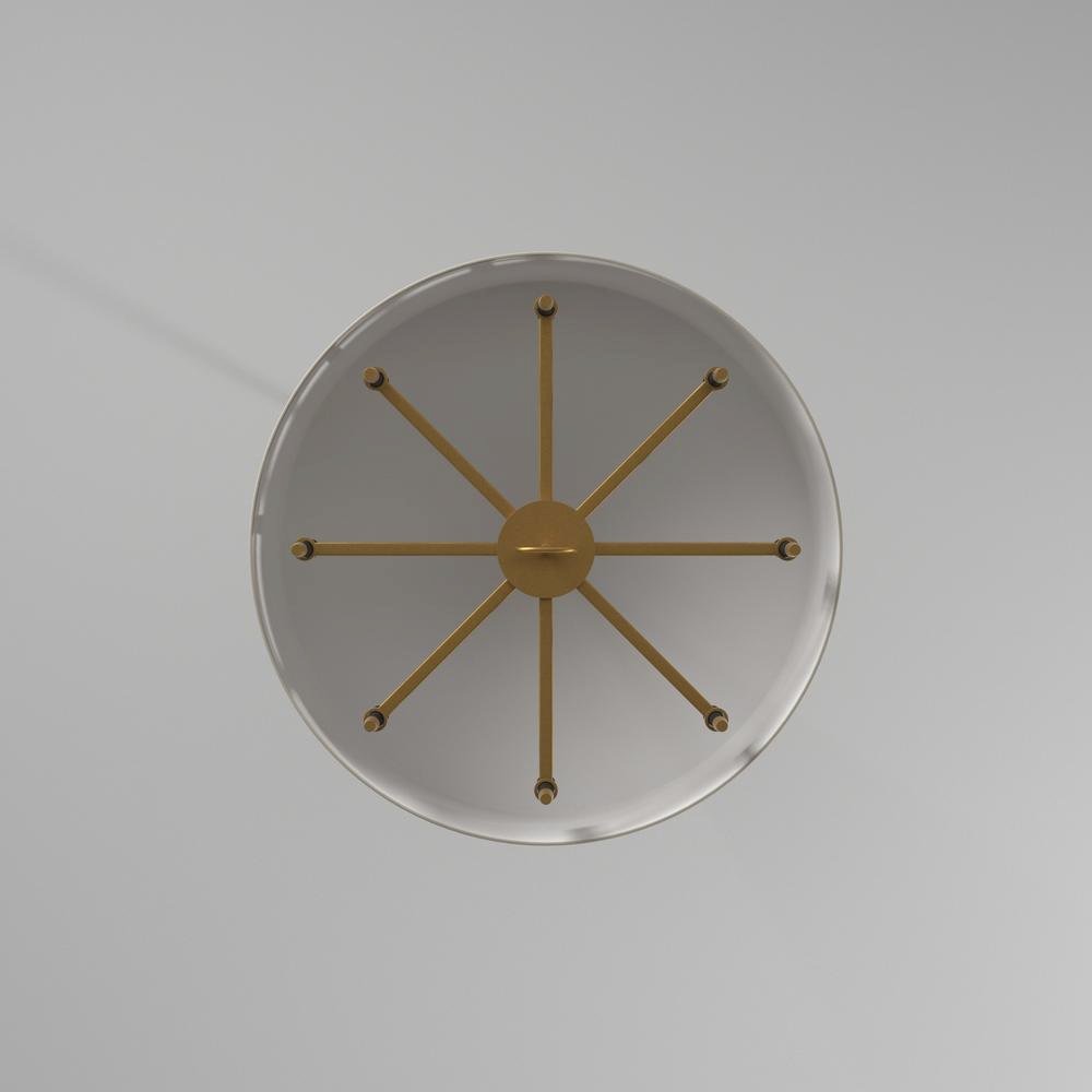 6LT Incandescent Chandelier, VB, Cream Shade. Picture 6