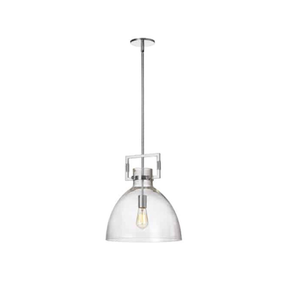 1LT Pendant, Polished Chrome Finish. Picture 1