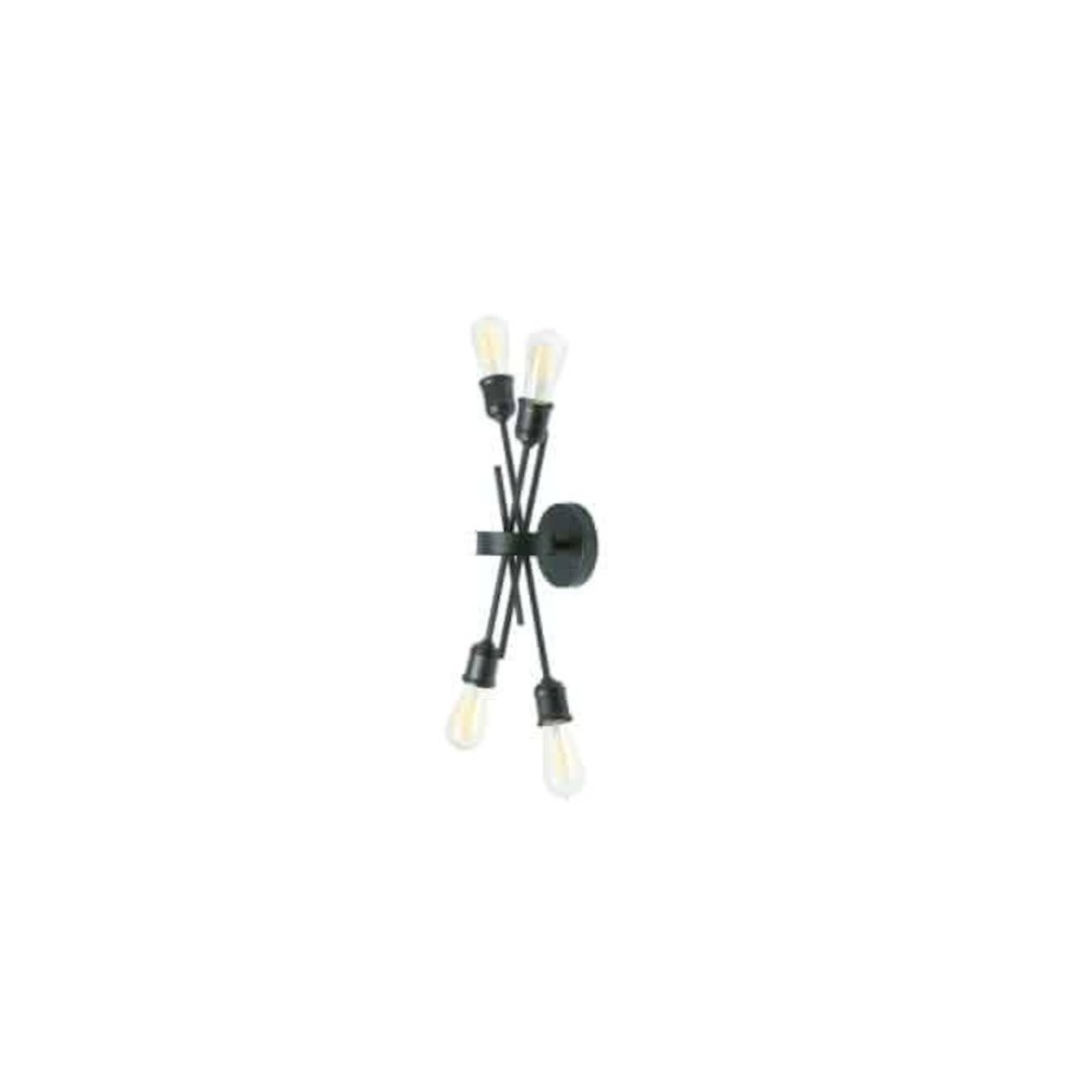 4LT Wall Sconce, Espresso Finish. Picture 1