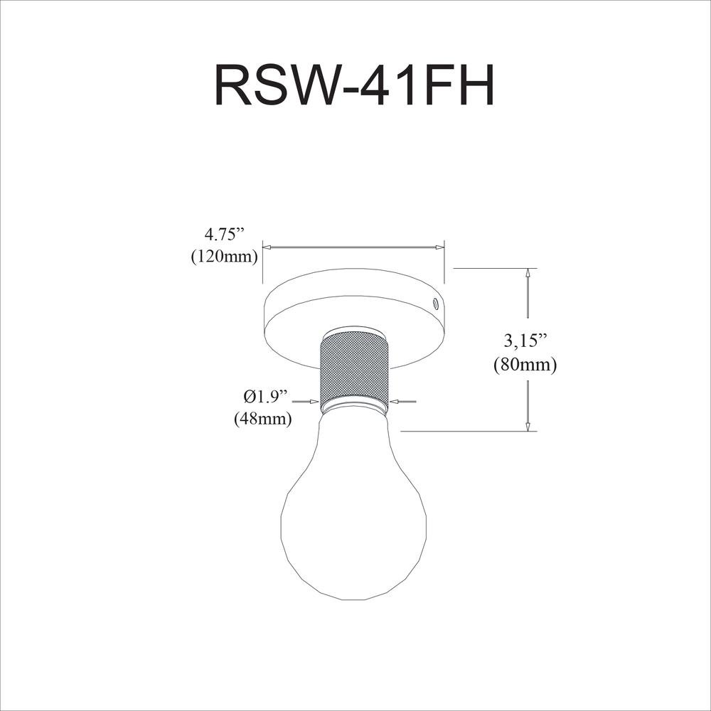 1LT Flush Mount, MB. Picture 2