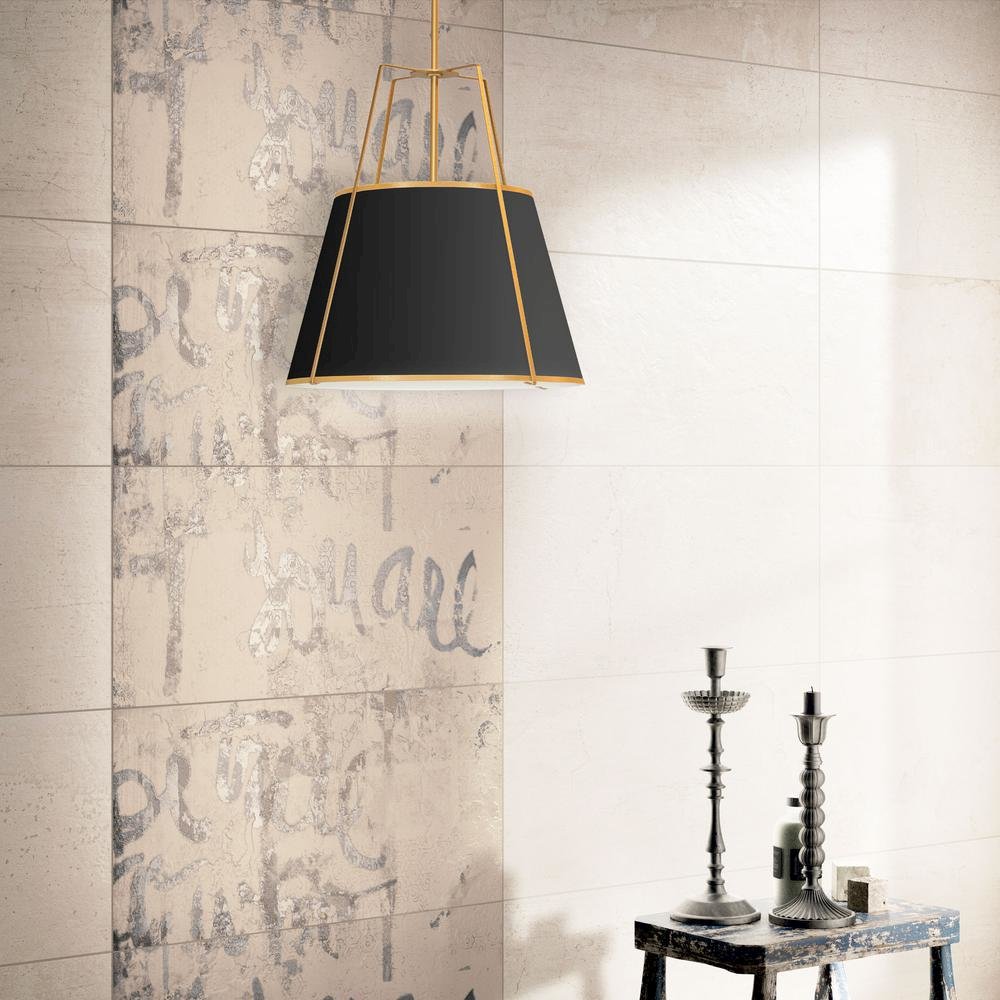 1LT Trapezoid Pendant GLD/BK Shade,790Diff. Picture 2