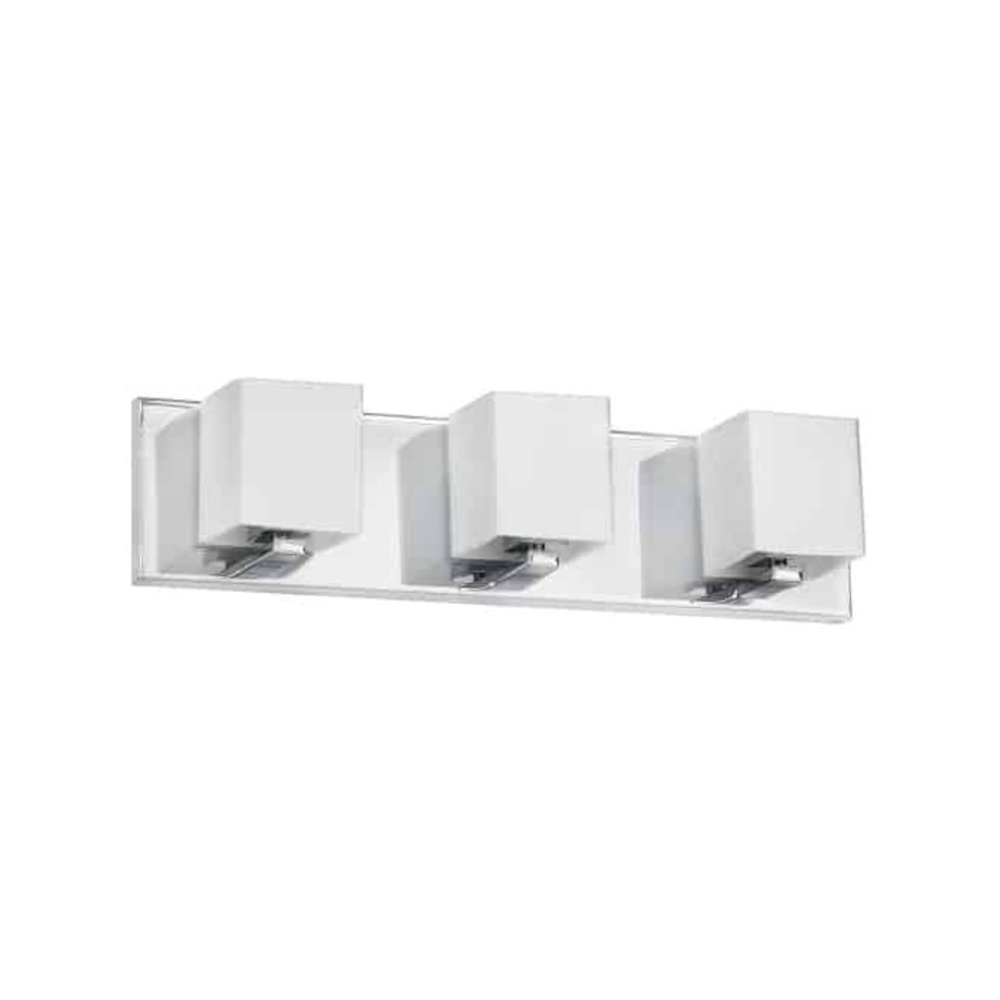 3LT Vanity, Polished Chrome Finish. Picture 1
