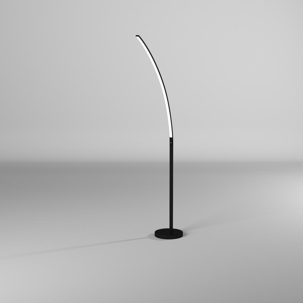 22W Floor Lamp Matte Black Finish. Picture 5