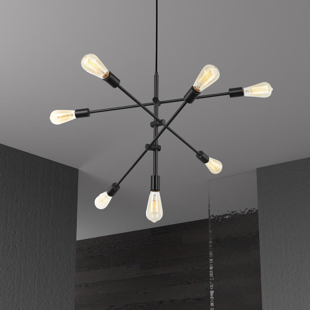 7LT Pendant, Black Finish. Picture 2