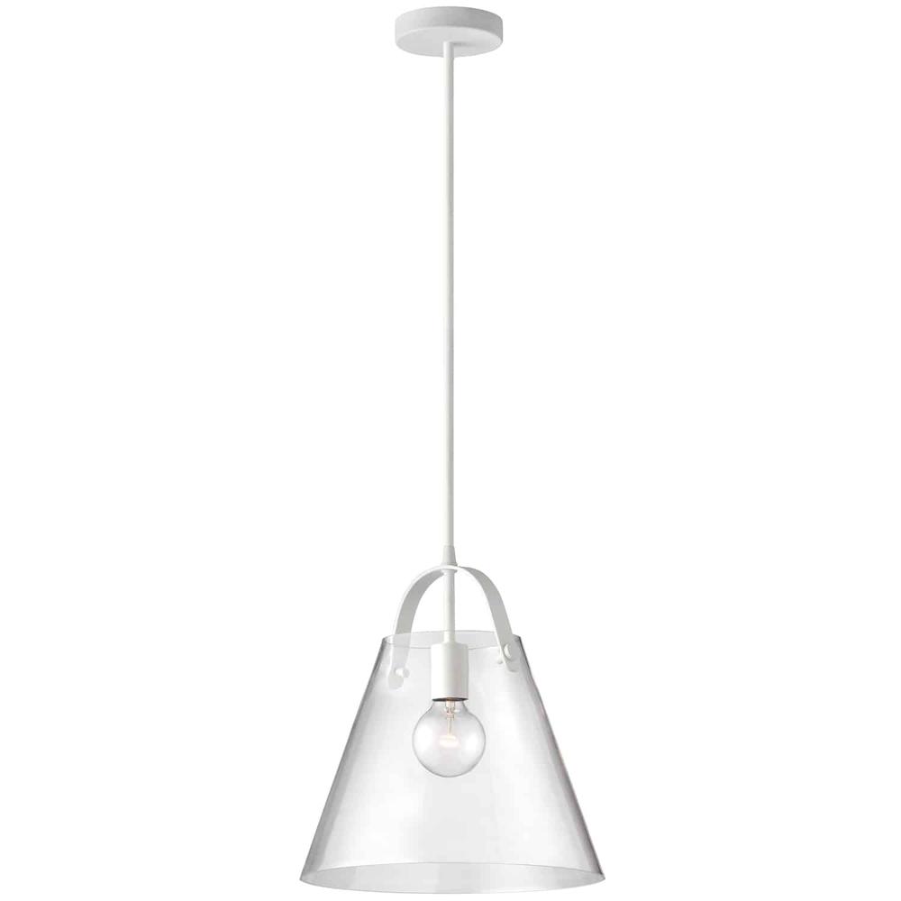 1LT Incandescent Pendant, MW, Clear Glass. Picture 1