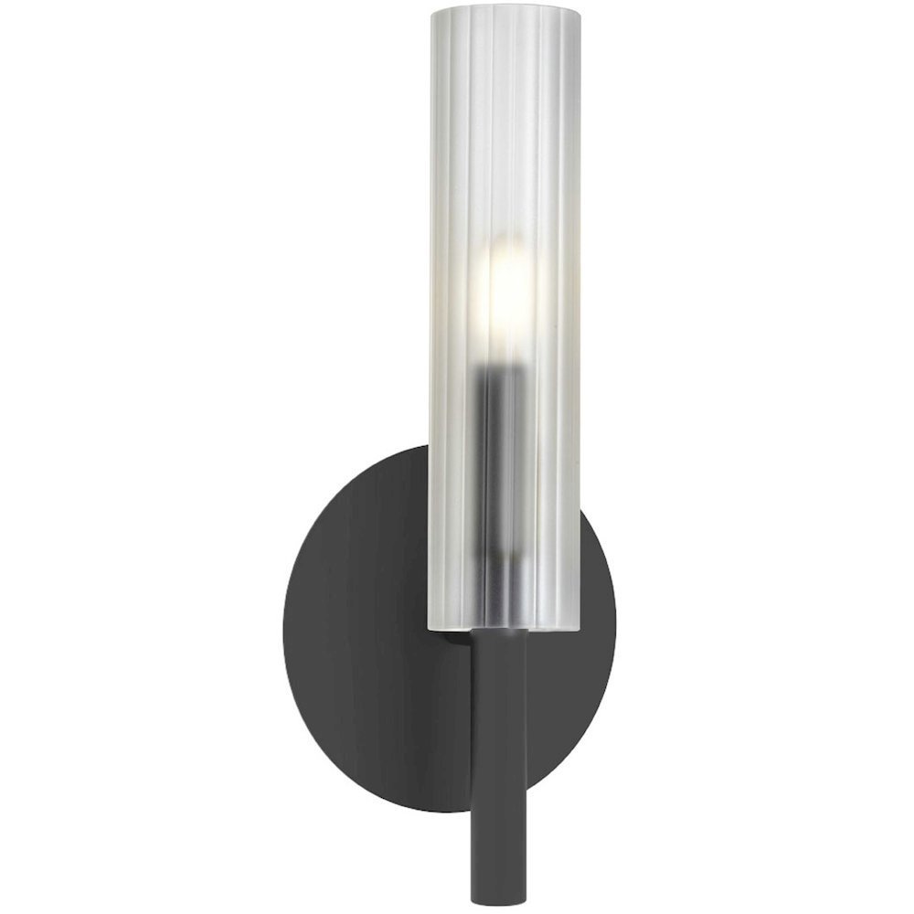 1LT Incandescent Wall Sconce, MB, FR Glass. Picture 1