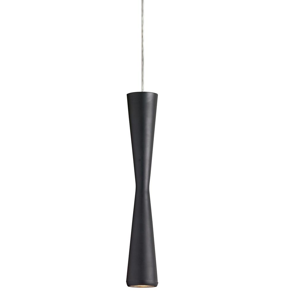 5W Pendant, Matte Black Finish. Picture 1