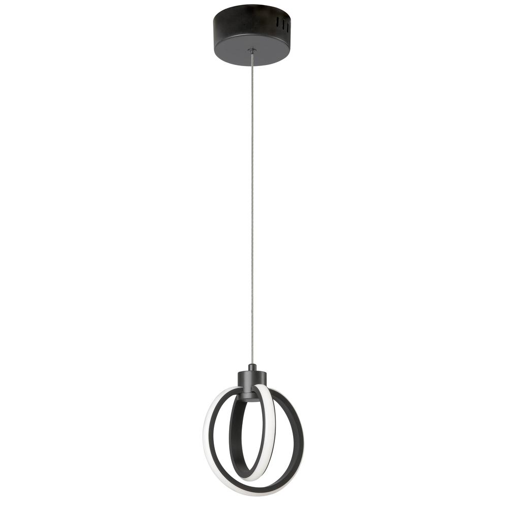 14W Pendant, MB, WH silicone Diffuser. Picture 1