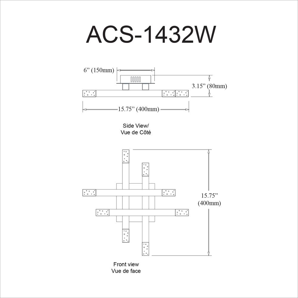 24W Wall Sconce, AGB, Frosted Acrylic Diff. Picture 6