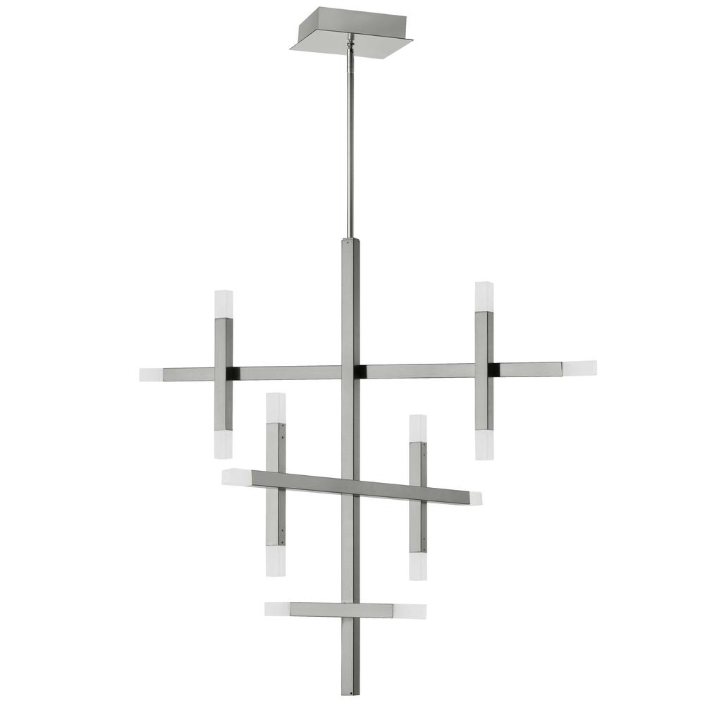 42W Chandelier, PC, Frosted Acrylic Diff. Picture 1