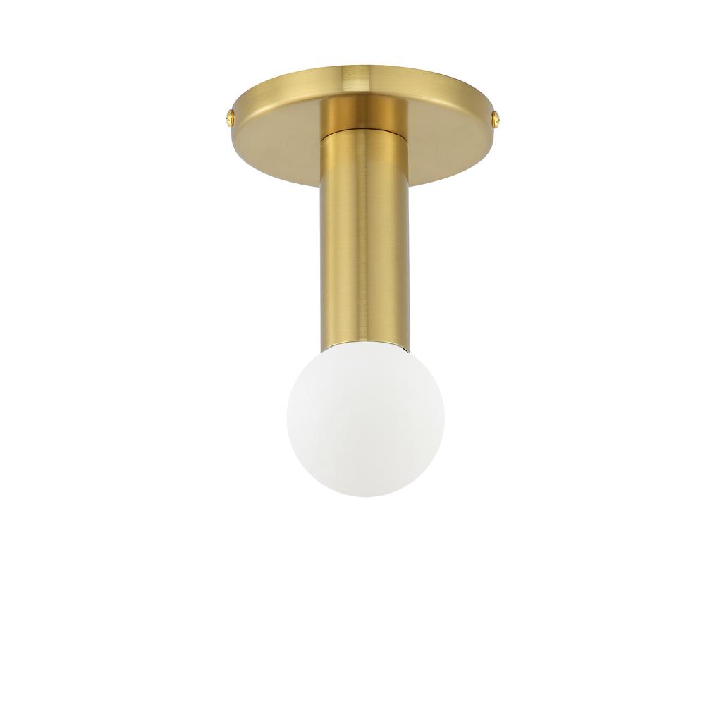 1LT Incandescent Flush Mount,  AGB. Picture 1