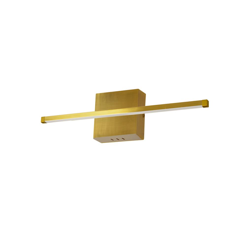 19W Wall Sconce AGB,WH Acrylic Diffuser. Picture 1