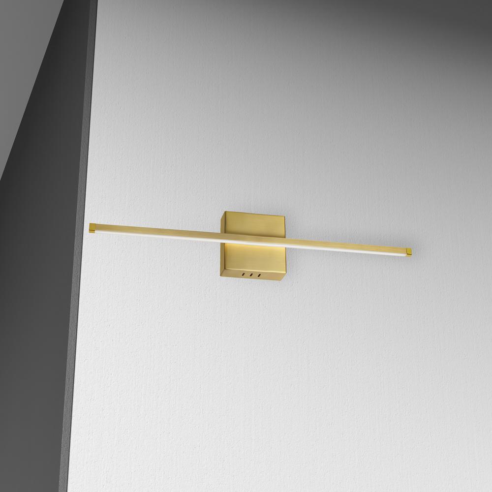 19W Wall Sconce AGB,WH Acrylic Diffuser. Picture 2
