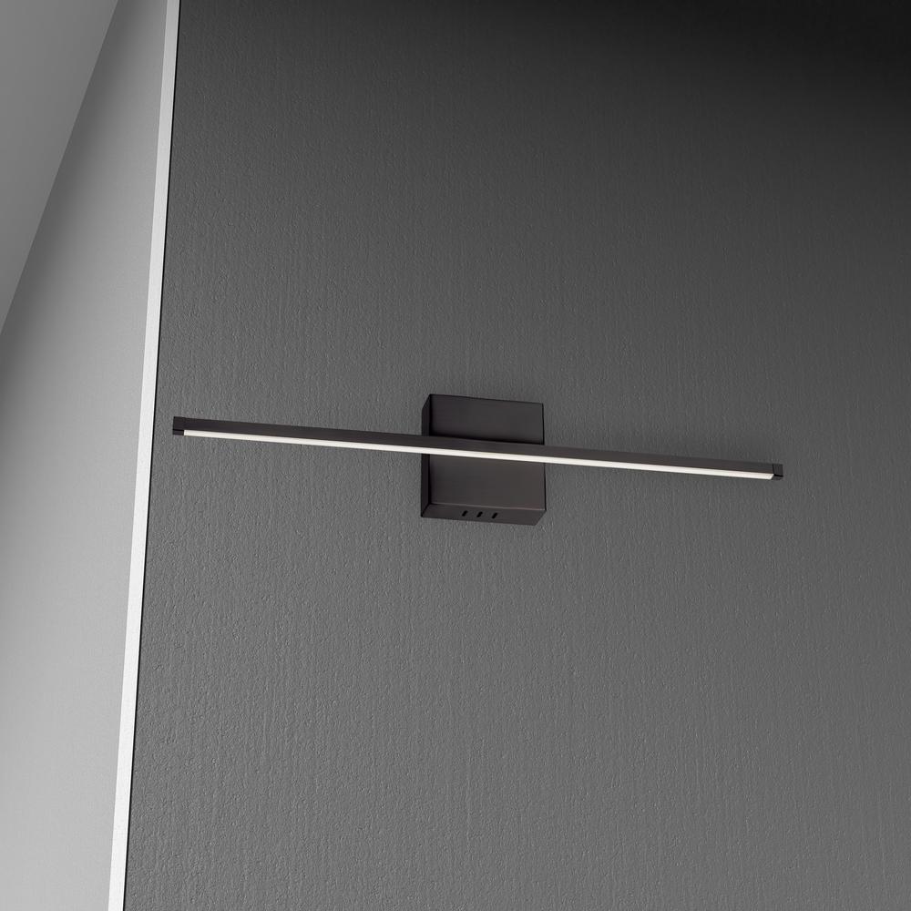 19W Wall Sconce MB,WH Acrylic Diffuser. Picture 2