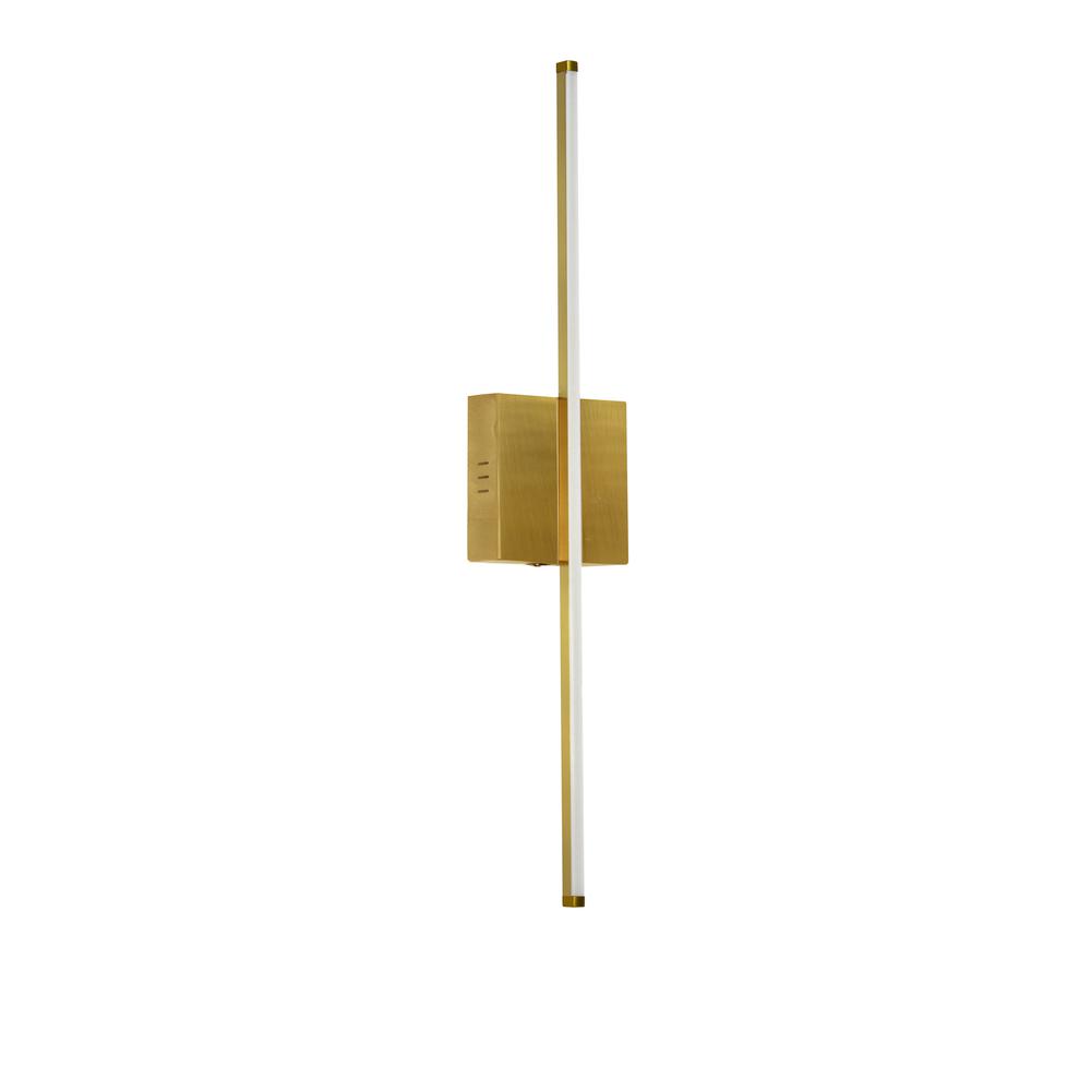 19W Wall Sconce AGB,WH Acrylic Diffuser. Picture 1