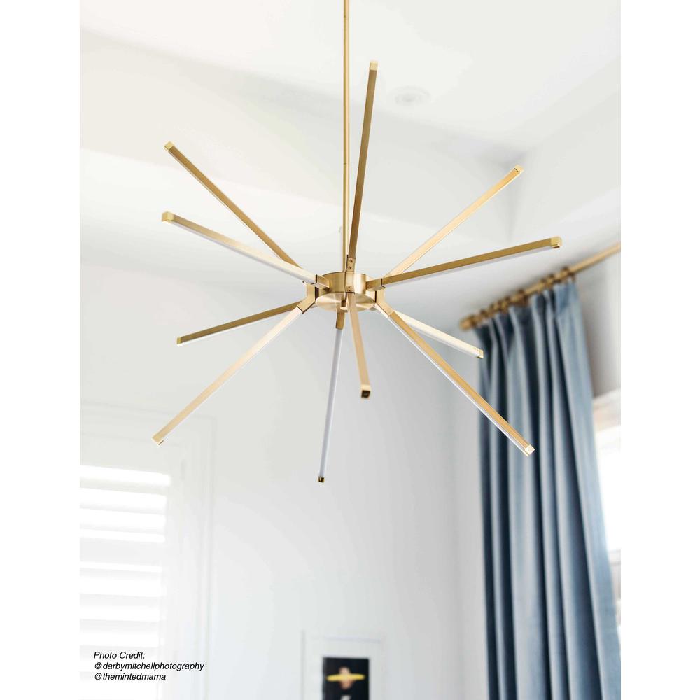 60W Chandelier AGB, WH Acrylic Diffuser. Picture 2