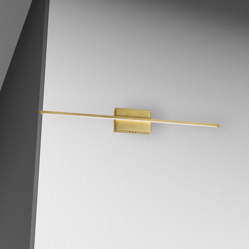 30W Wall Sconce AGB,WH Acrylic Diffuser. Picture 2