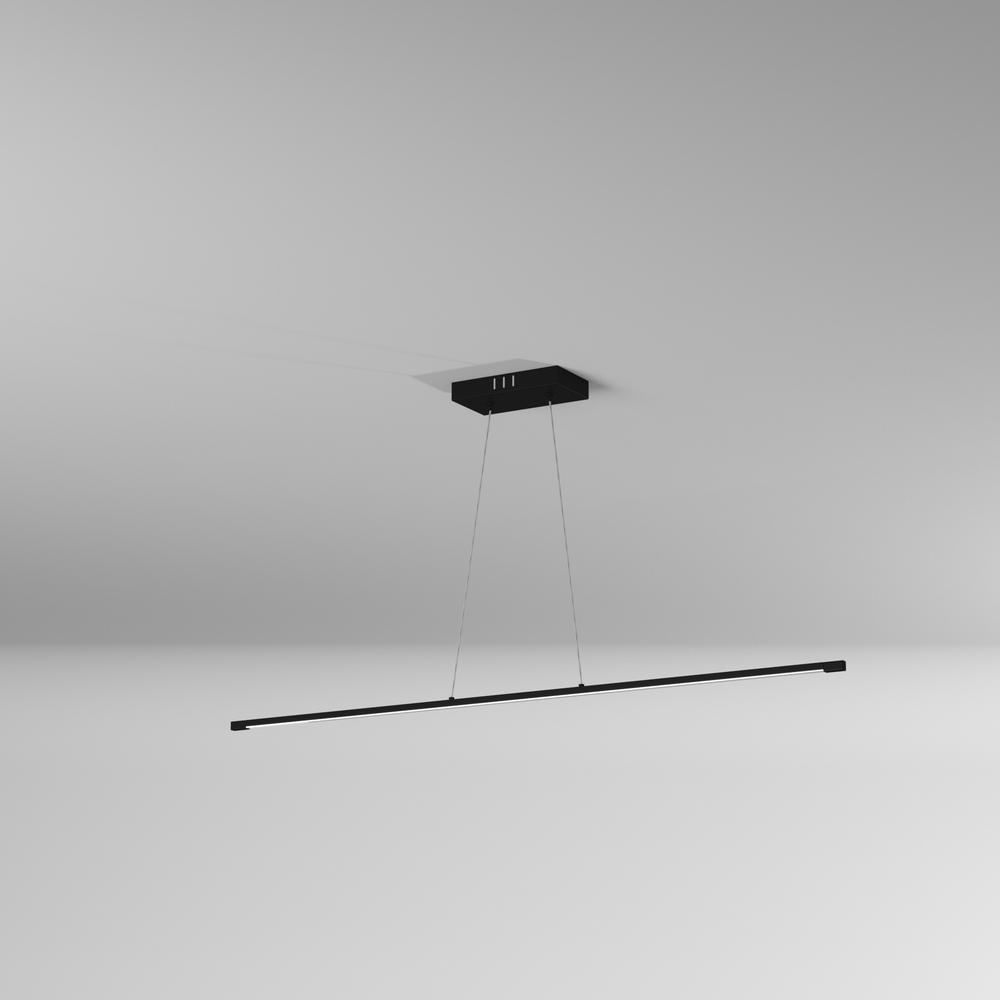 30W Horiz Pendant MB, WH Acrylic Diffuser. Picture 5