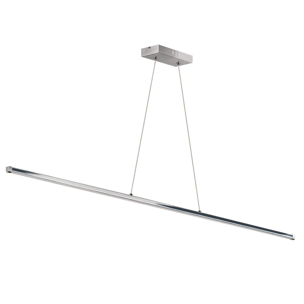 30W Horiz Pendant PC, WH Acrylic Diffuser. Picture 1