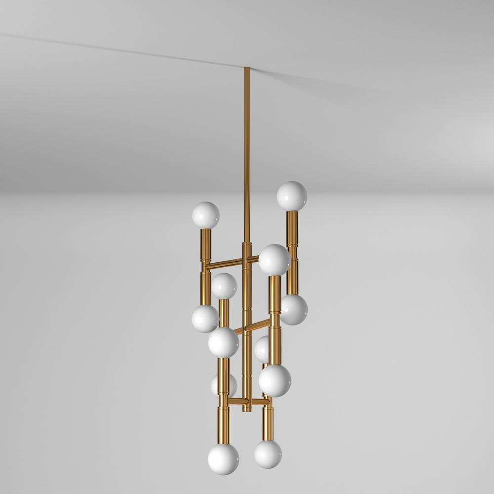 12LT Chandelier, Vintage Bronze Finish. Picture 6