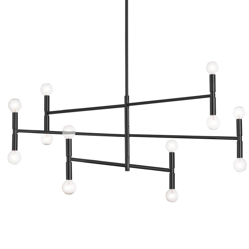 12LT Incandescent Chandelier, MB. Picture 1