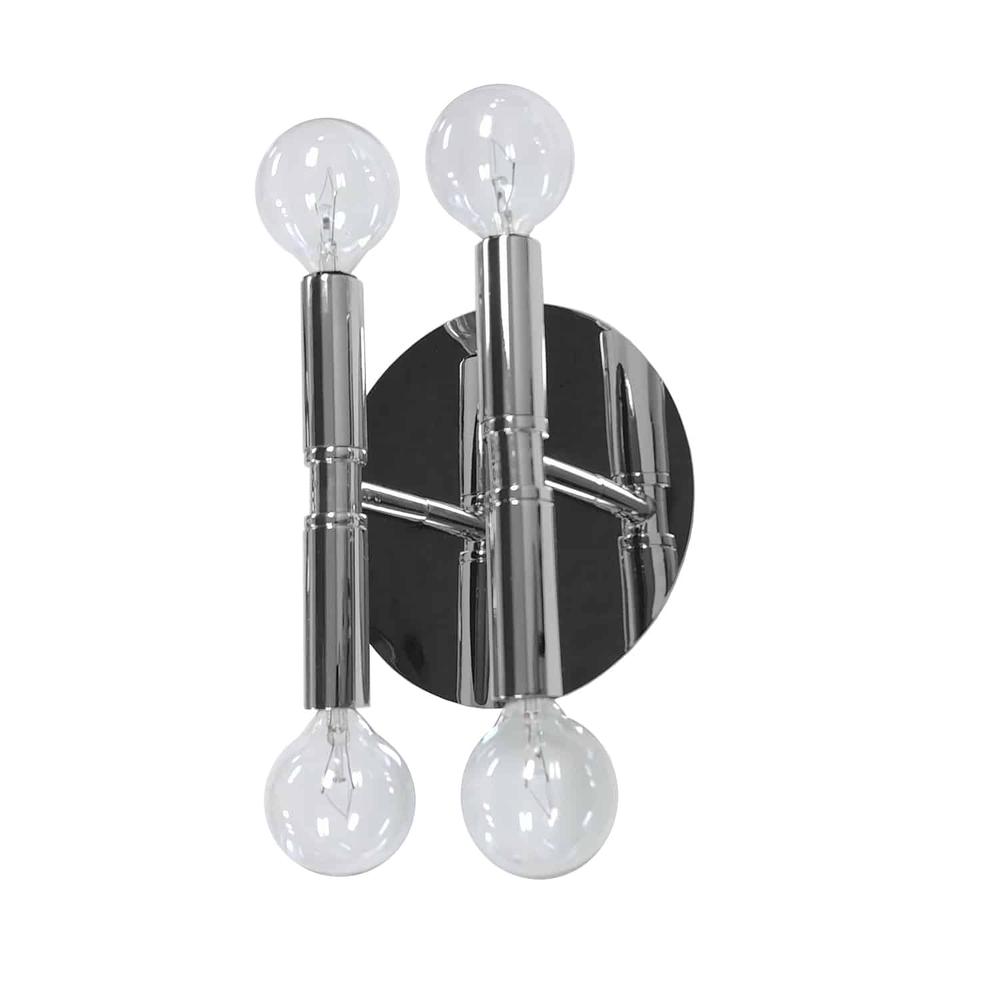 4LT Wall Sconce, PC Finish. Picture 1