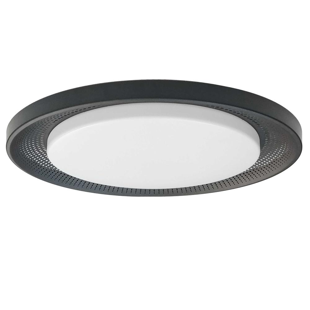 30W Flushmount, MB, WH Acrylic Diffuser. Picture 1