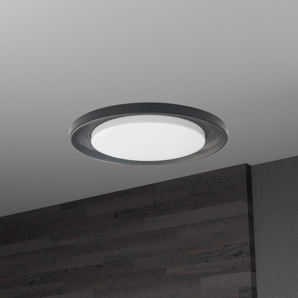 30W Flushmount, MB, WH Acrylic Diffuser. Picture 2