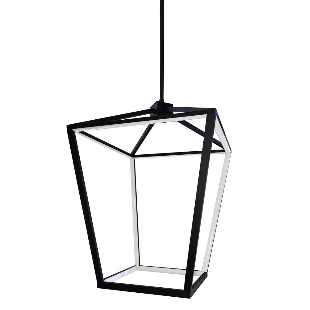 46W Chandelier, MB, WH Silicone Diffuser. Picture 1
