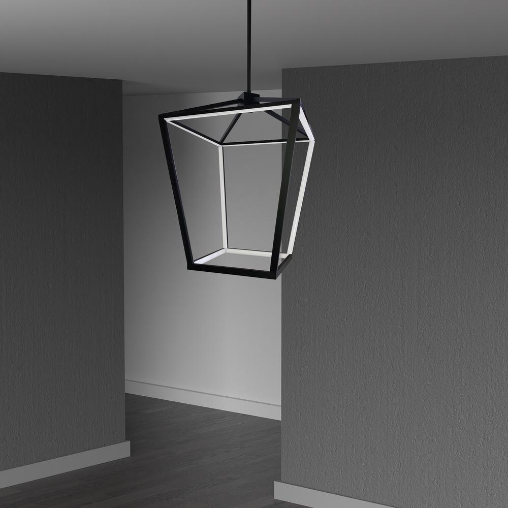 46W Chandelier, MB, WH Silicone Diffuser. Picture 2