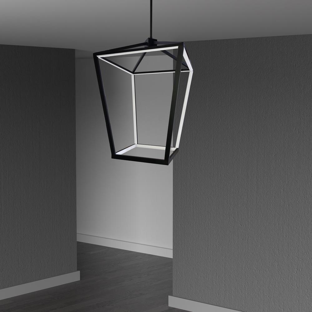 64W Chandelier, MB, WH Silicone Diffuser. Picture 2
