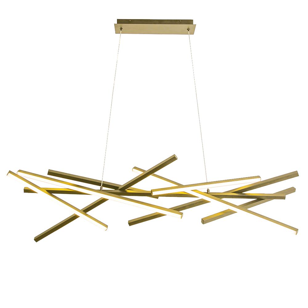 70W Horizontal Chandelier, AGB. Picture 1