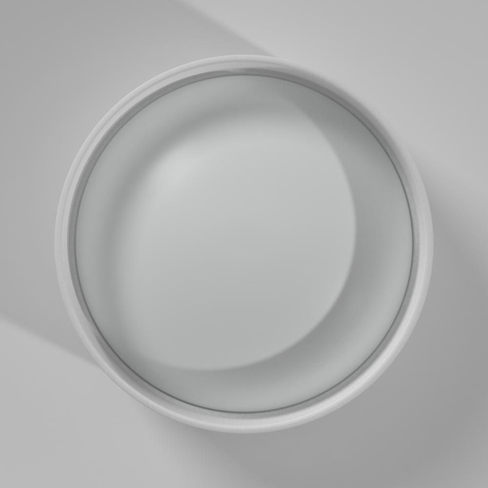 11" Flush Mount, Ivory Shade. Picture 6