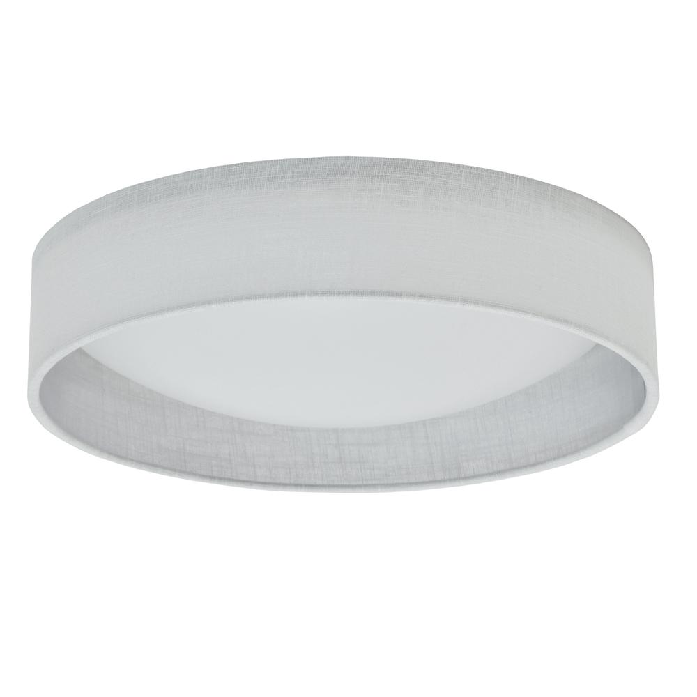 15" Flush Mount, White Shade. Picture 1