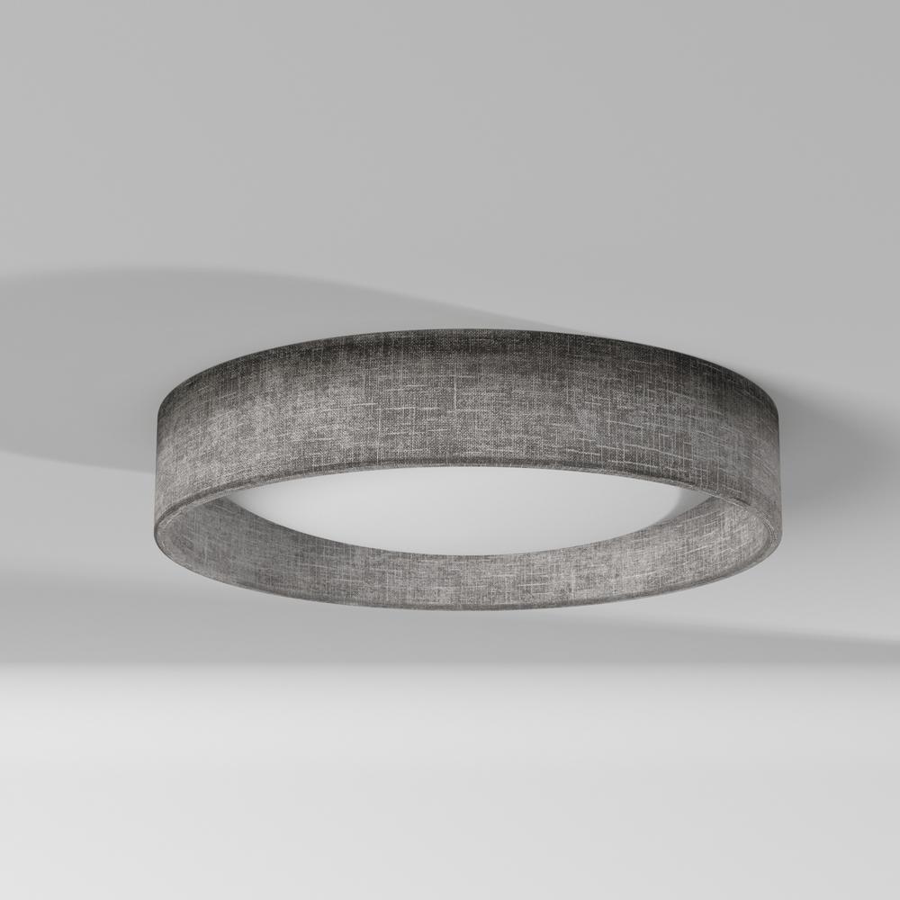 15" Flush Mount, Grey Shade. Picture 4