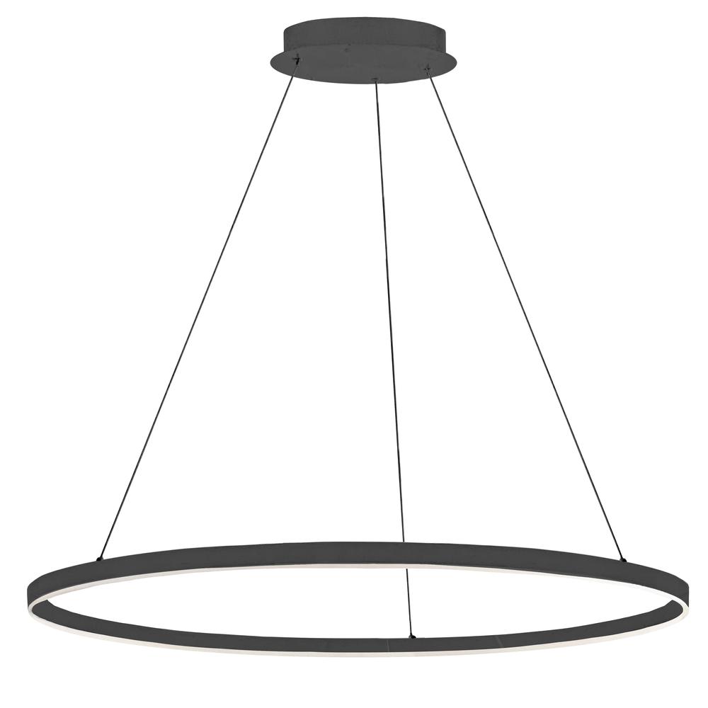 63W Chandelier, MB, FR Acrylic Diffuser. Picture 1