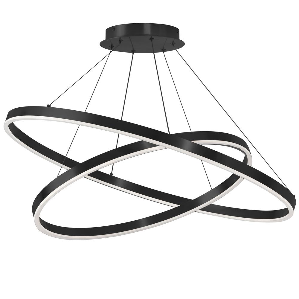 97W Chandelier, MB, FR Acrylic Diffuser. Picture 1