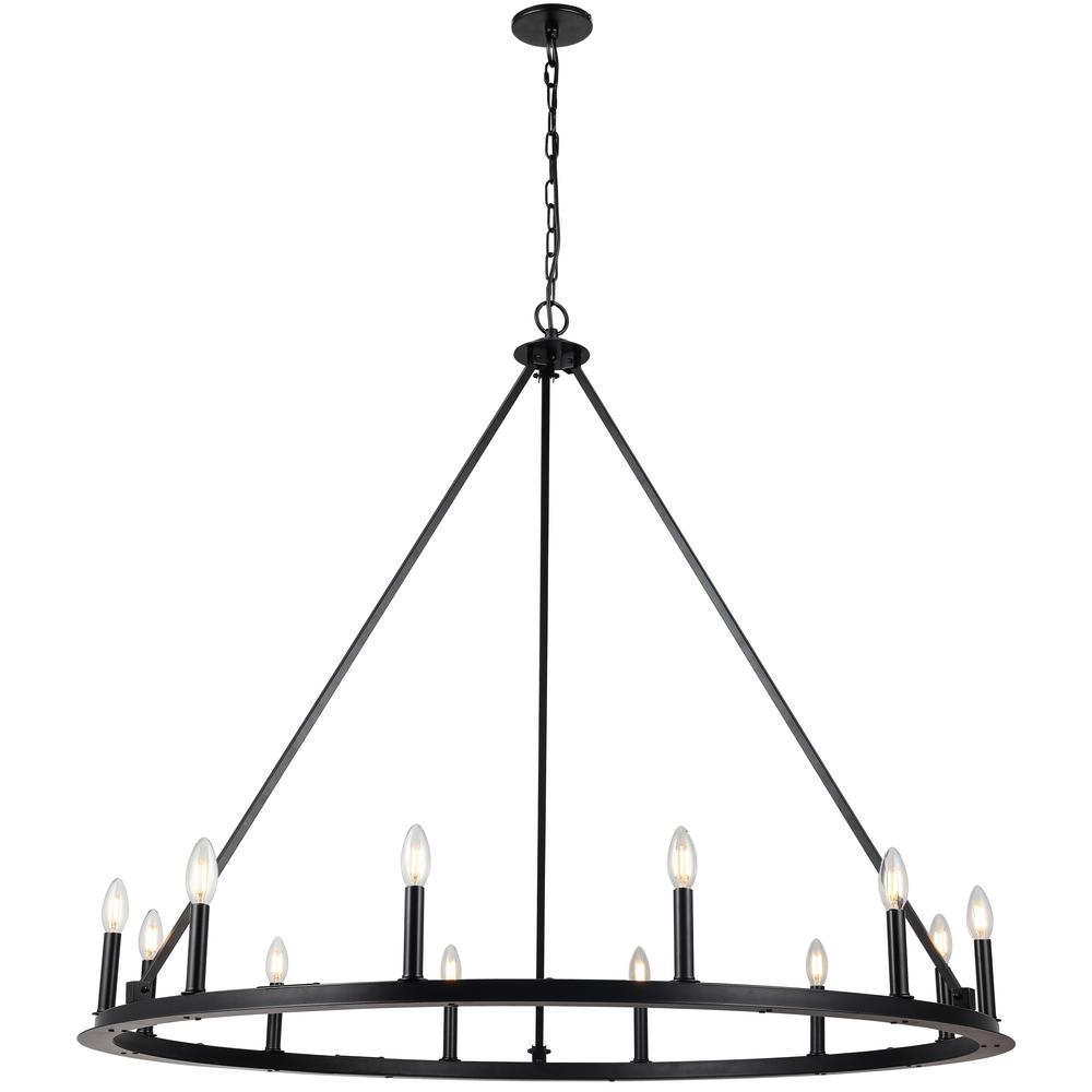12LT Incandescent Chandelier, MB. Picture 1