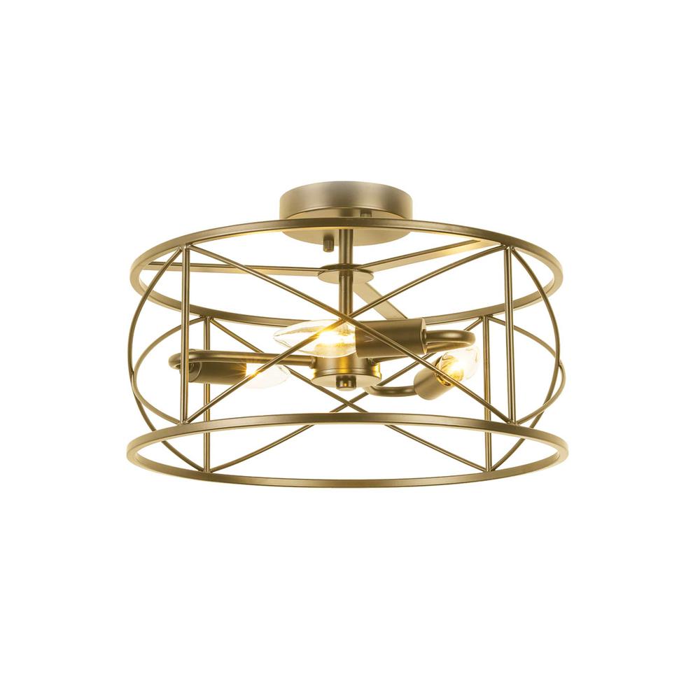 3LT Incandescent Flush Mount, AGB. Picture 1