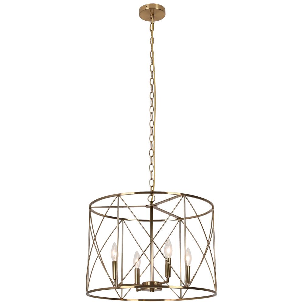 4LT Incandescent Chandelier, AGB. Picture 1