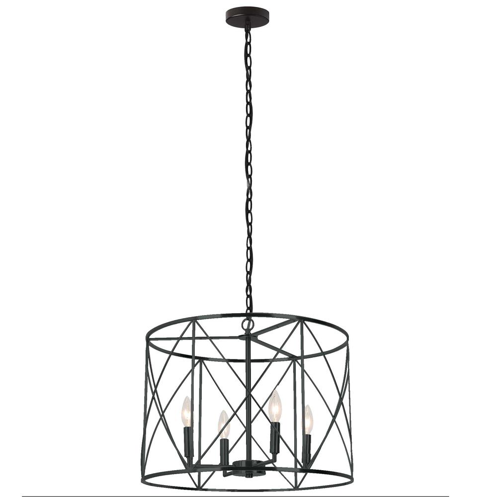 4LT Incandescent Chandelier, MB. Picture 1