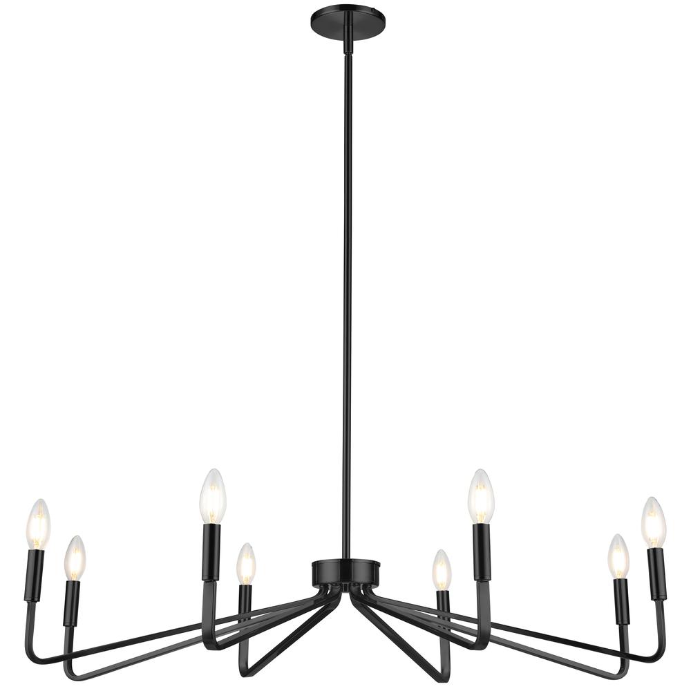 8LT Incandescent Chandelier, MB. Picture 1