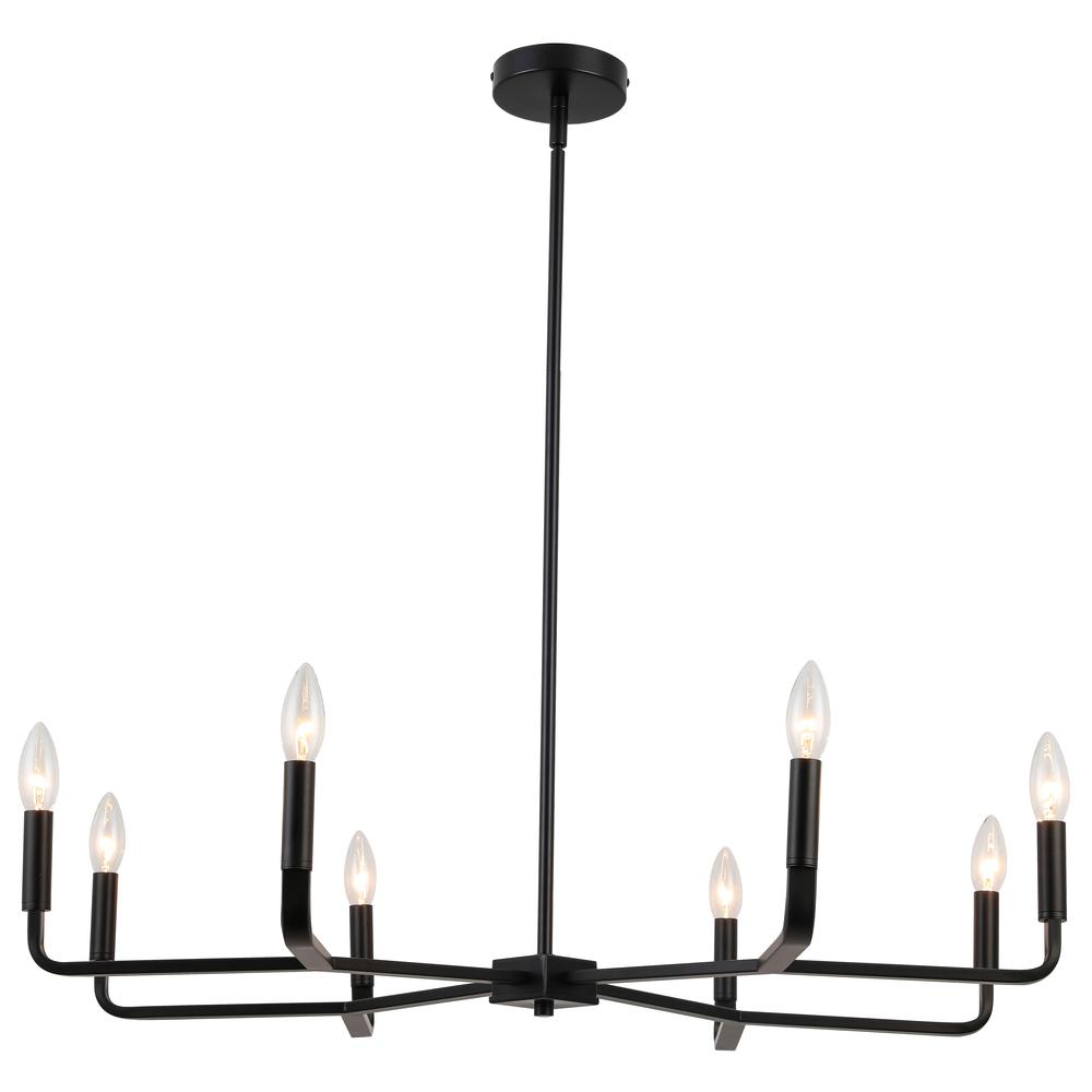 8LT Incandescent Chandelier, MB. Picture 1