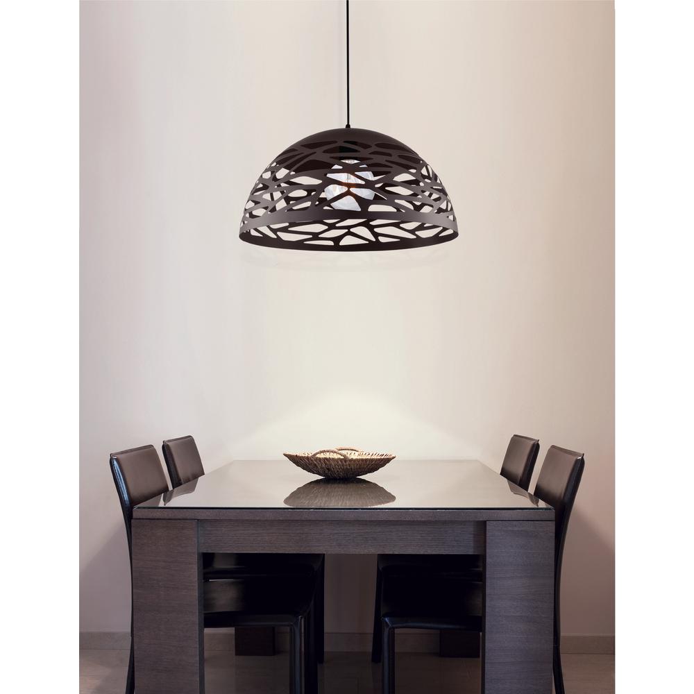 1LT Pendant, Matte Black Finish. Picture 2