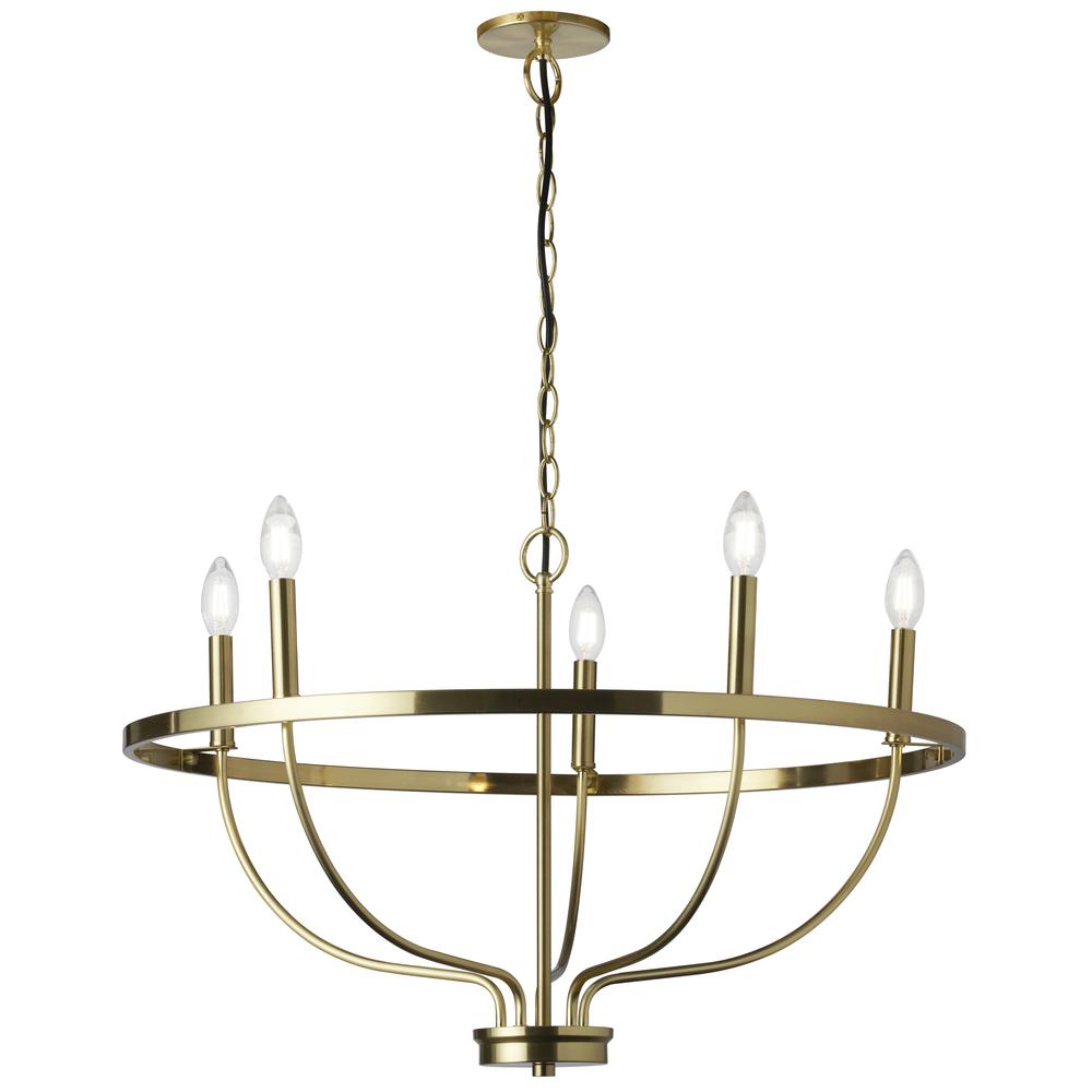 5LT Incandescent Chandelier, AGB. Picture 1